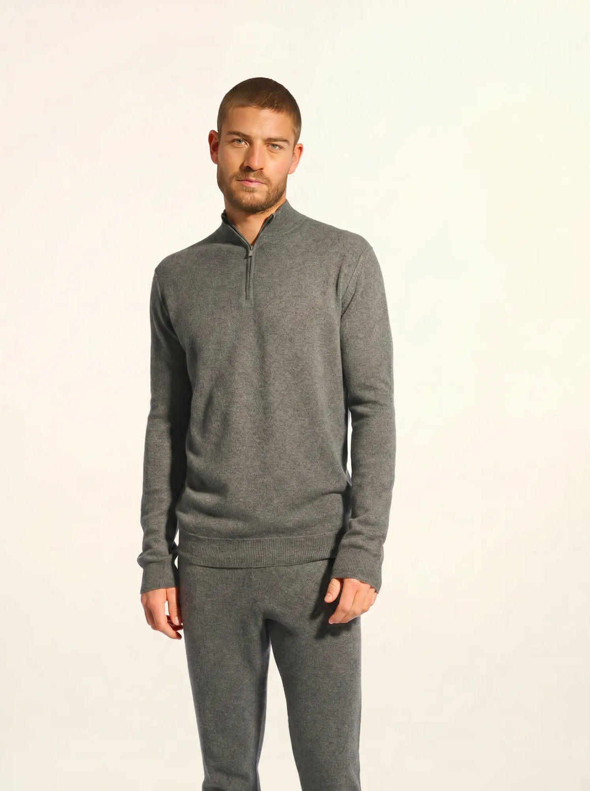 NOUR Pull Camionneur Anthracite Chiné