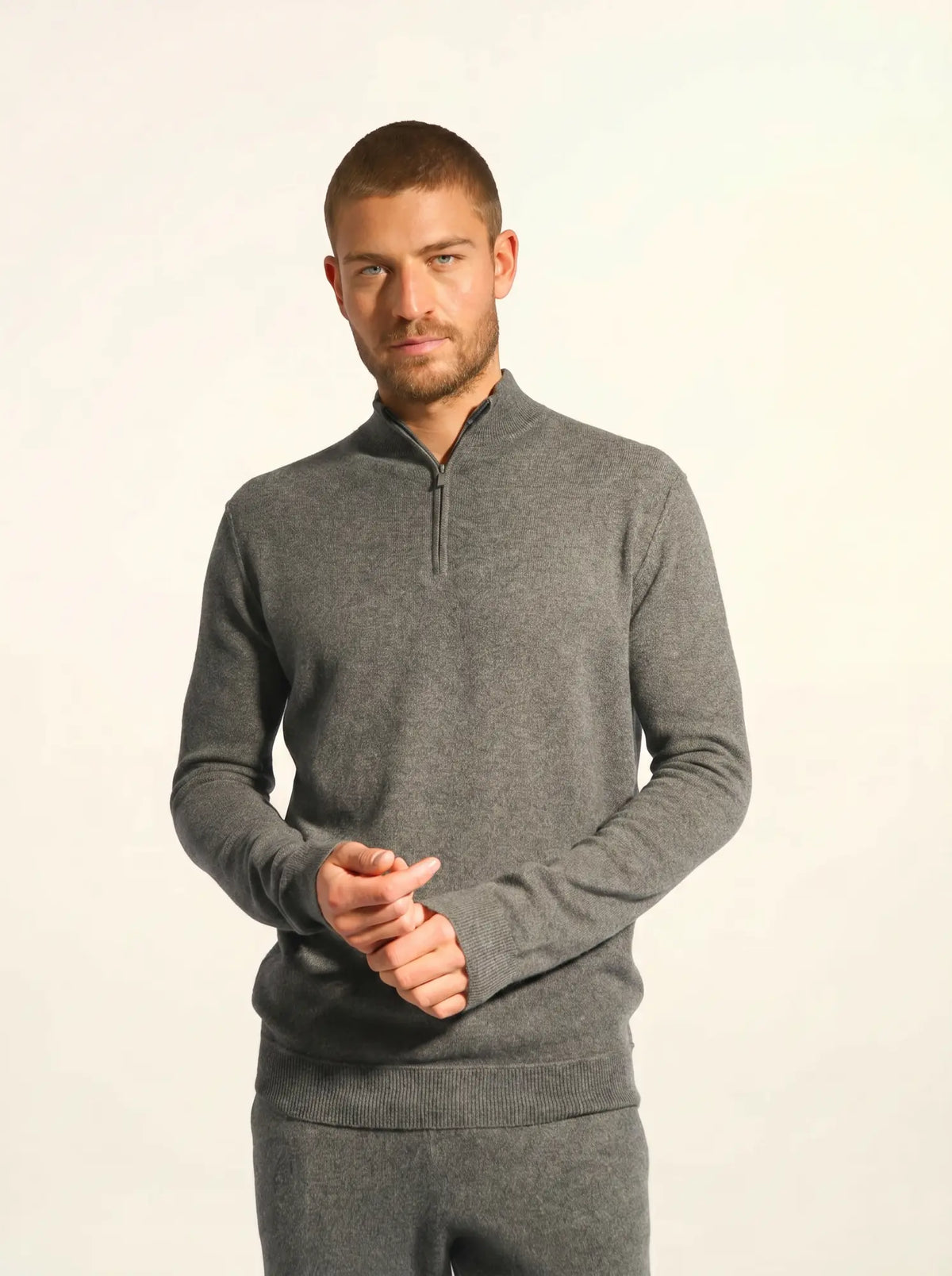 NOUR Pull Camionneur Anthracite Chiné