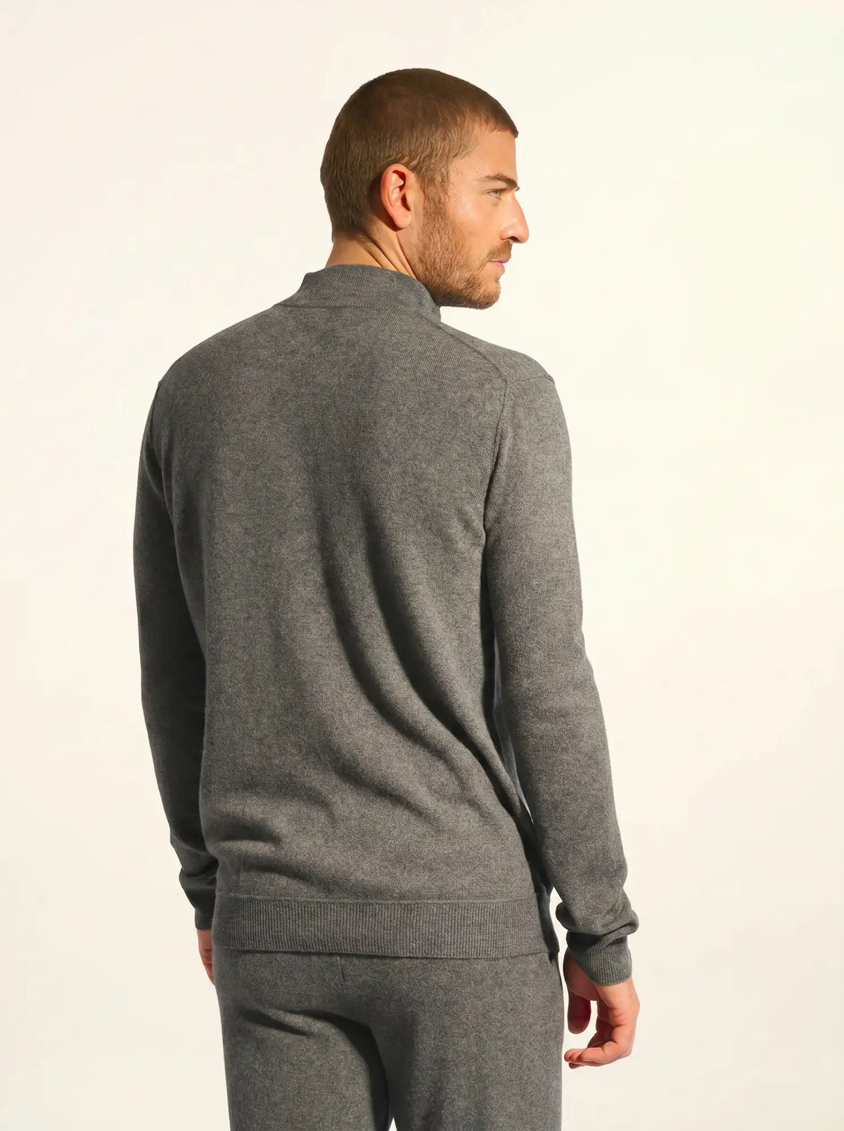 NOUR Pull Camionneur Anthracite Chiné