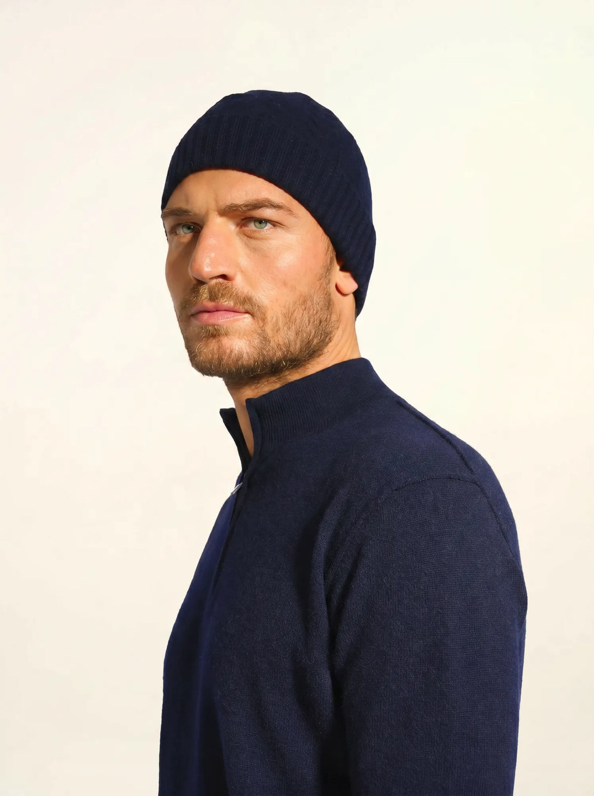NOUR Pull Camionneur Bleu Marine