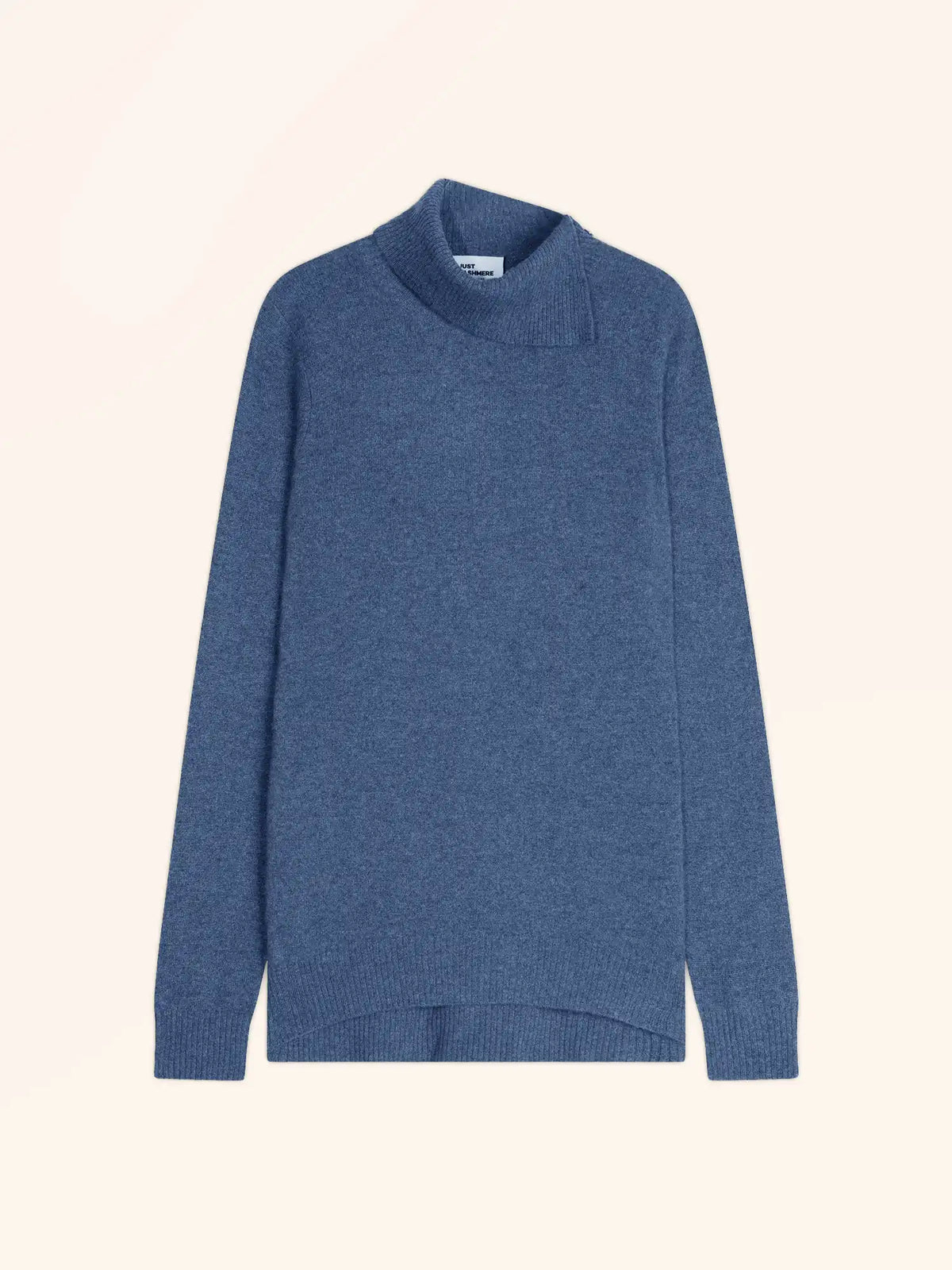 DUNDEE Pullover Rollkragen geknöpft Denimblau