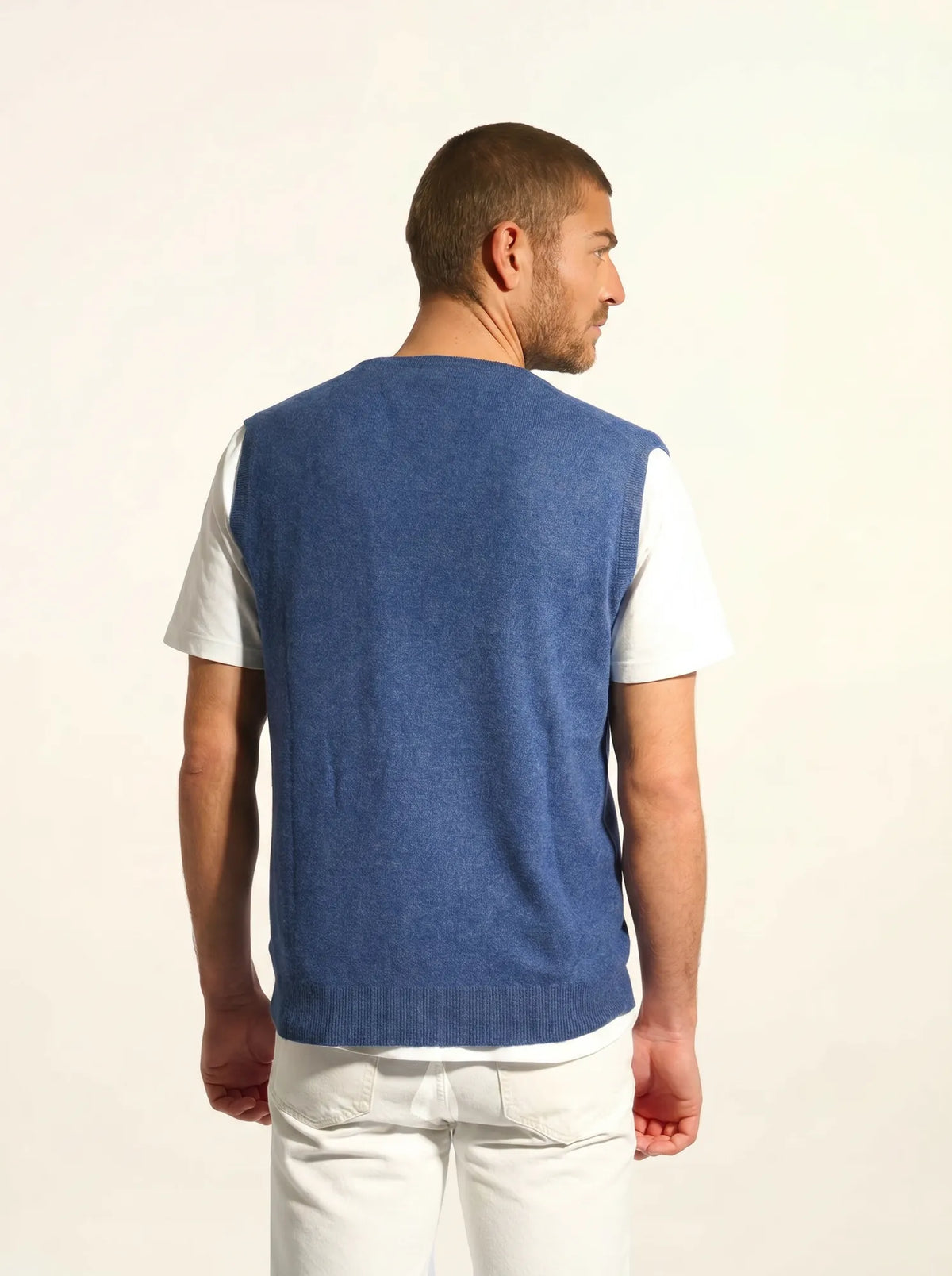 CORKI Tank Top V-Neck Heather Ocean