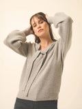 NOTY Pull Col Lavallière Nuage Chiné