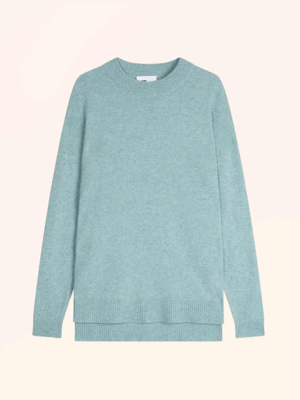 JOSPE Pull Col Rond Aqua Chiné