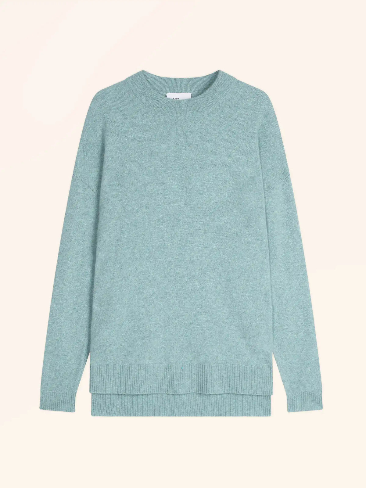 JOSPE Pull Col Rond Aqua Chiné