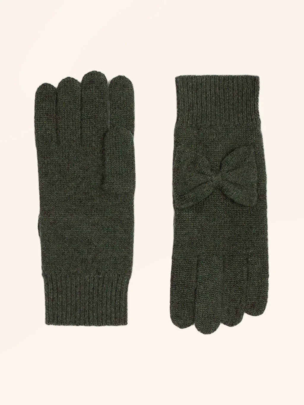 LUCY gants 4 fils kaki chiné