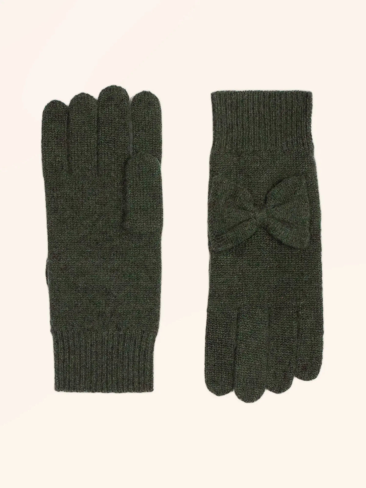 LUCY gants 4 fils kaki chiné