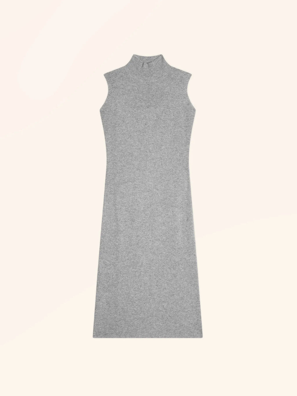 LOTTIE Dress Mock Neck Sleeveless Heather Cloud