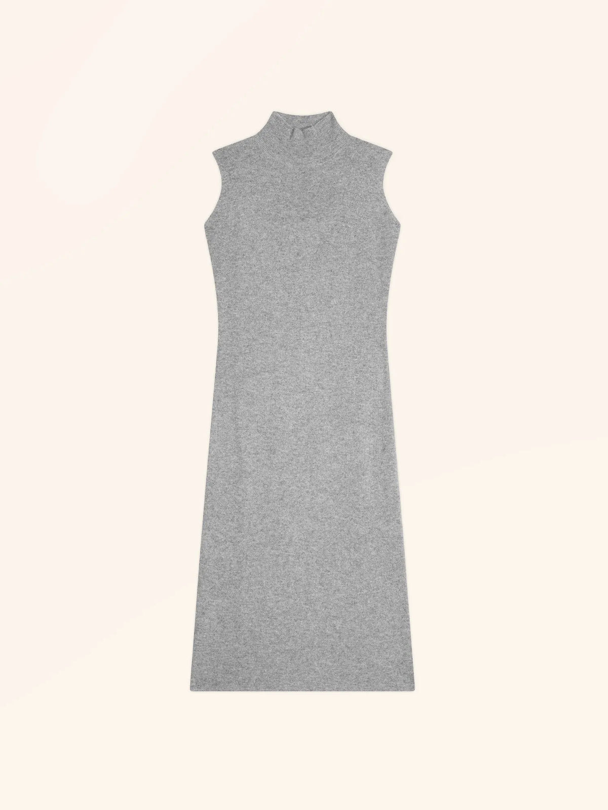 LOTTIE Dress Mock Neck Sleeveless Heather Cloud