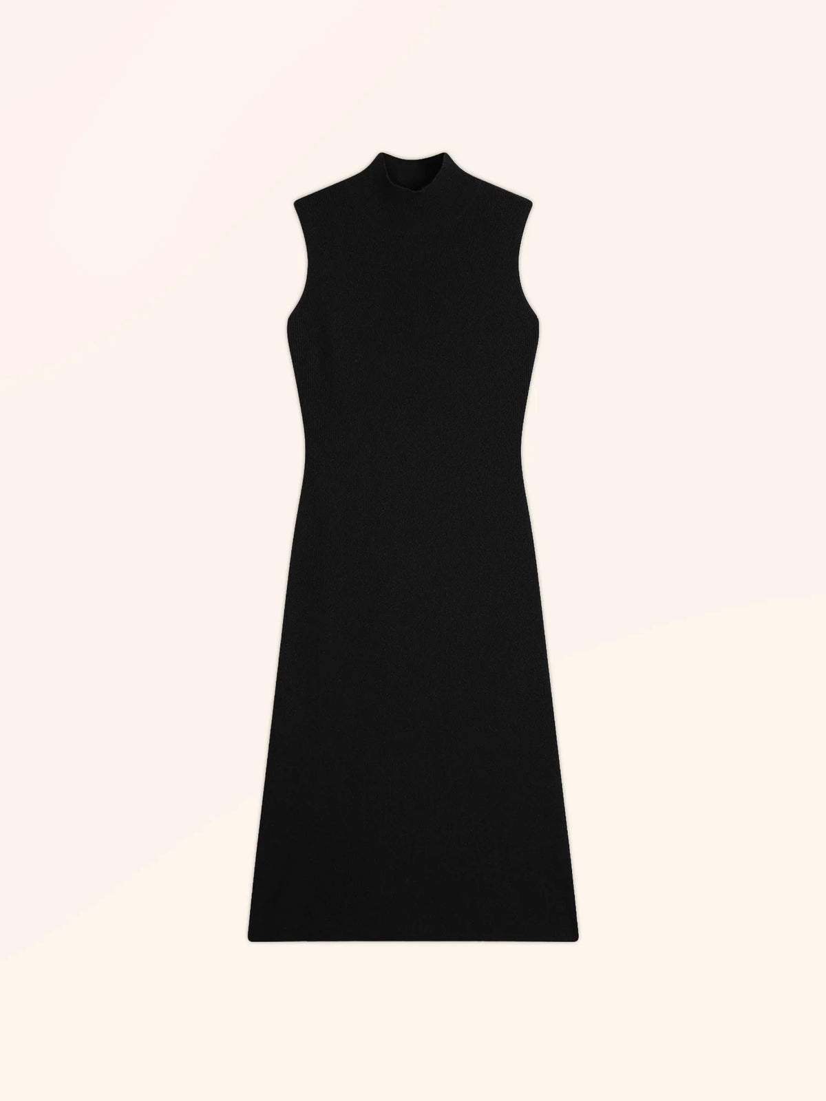 LOTTIE Dress Mock Neck Sleeveless Black