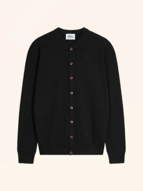 ANAIS Cardigan Crew Neck Black