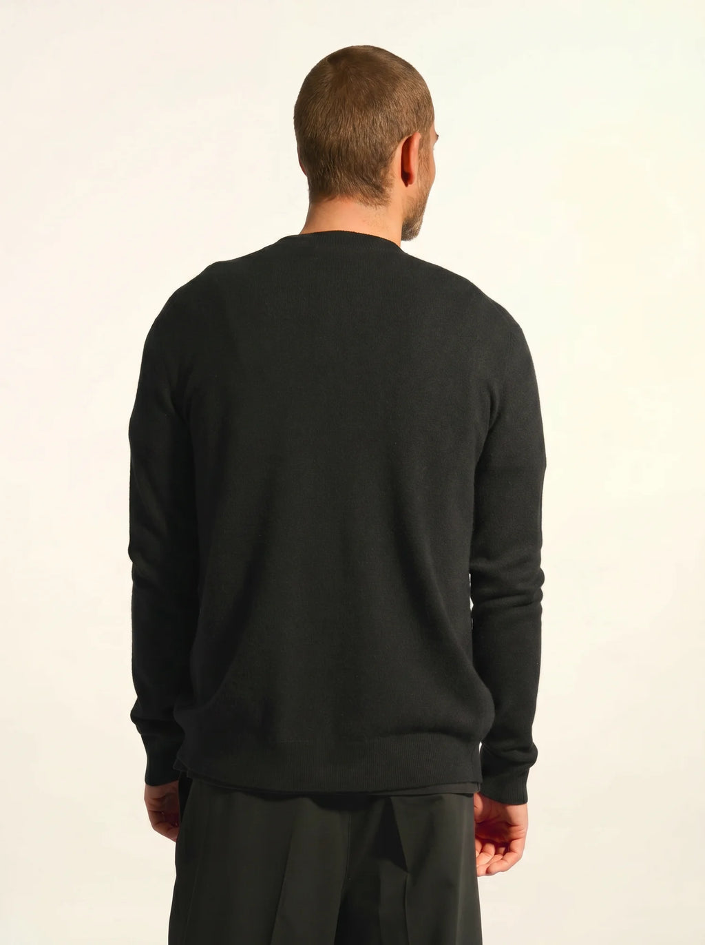 ANAIS Cardigan Col Rond Noir