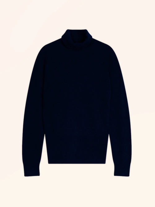 BILL Pullover Rollkragen Marineblau