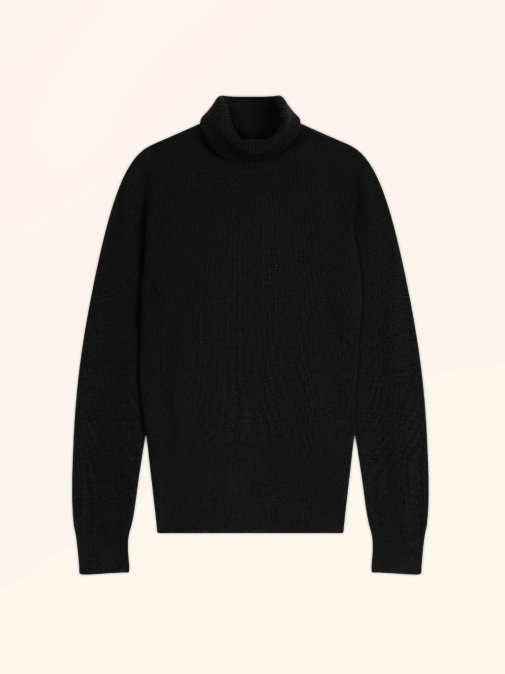 BILL Pull Col Roulé Noir