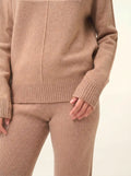 WILL Pull Col Rond 4 Fils Camel Chiné