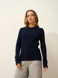 ALICE Pullover Rundhalsausschnitt 4-fädig Marineblau