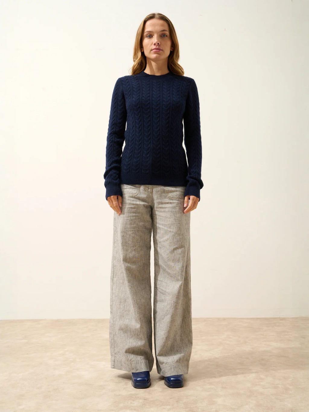 ALICE Pullover Rundhalsausschnitt 4-fädig Marineblau