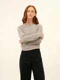 ALICE Pull Col Rond 4 Fils Nuage Chiné