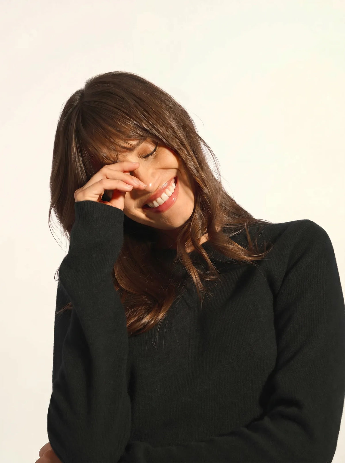 LINA Dress Crew Neck Black