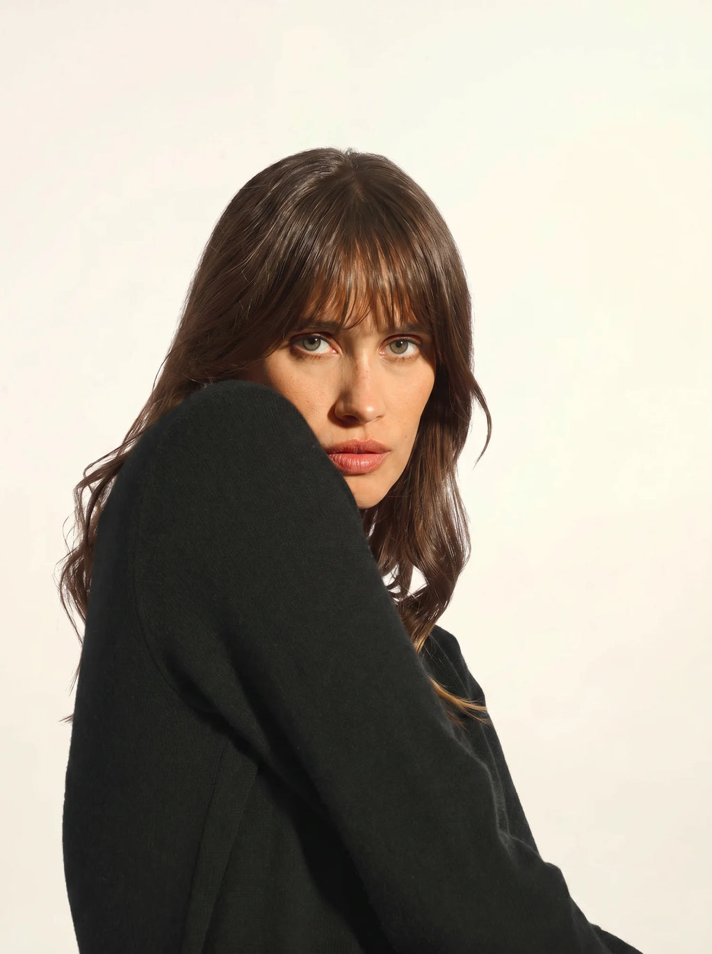 LINA Dress Crew Neck Black
