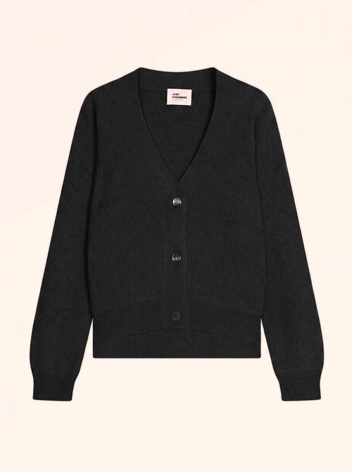 ADELE Cardigan Col V Noir