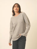 LOUNA Sweater Crew Neck 4 Ply Heather Cloud
