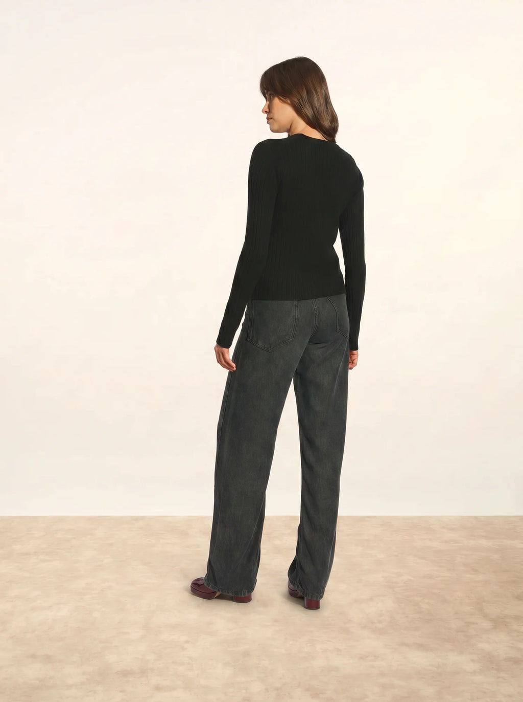 CAMILLE Cardigan V-Neck Black