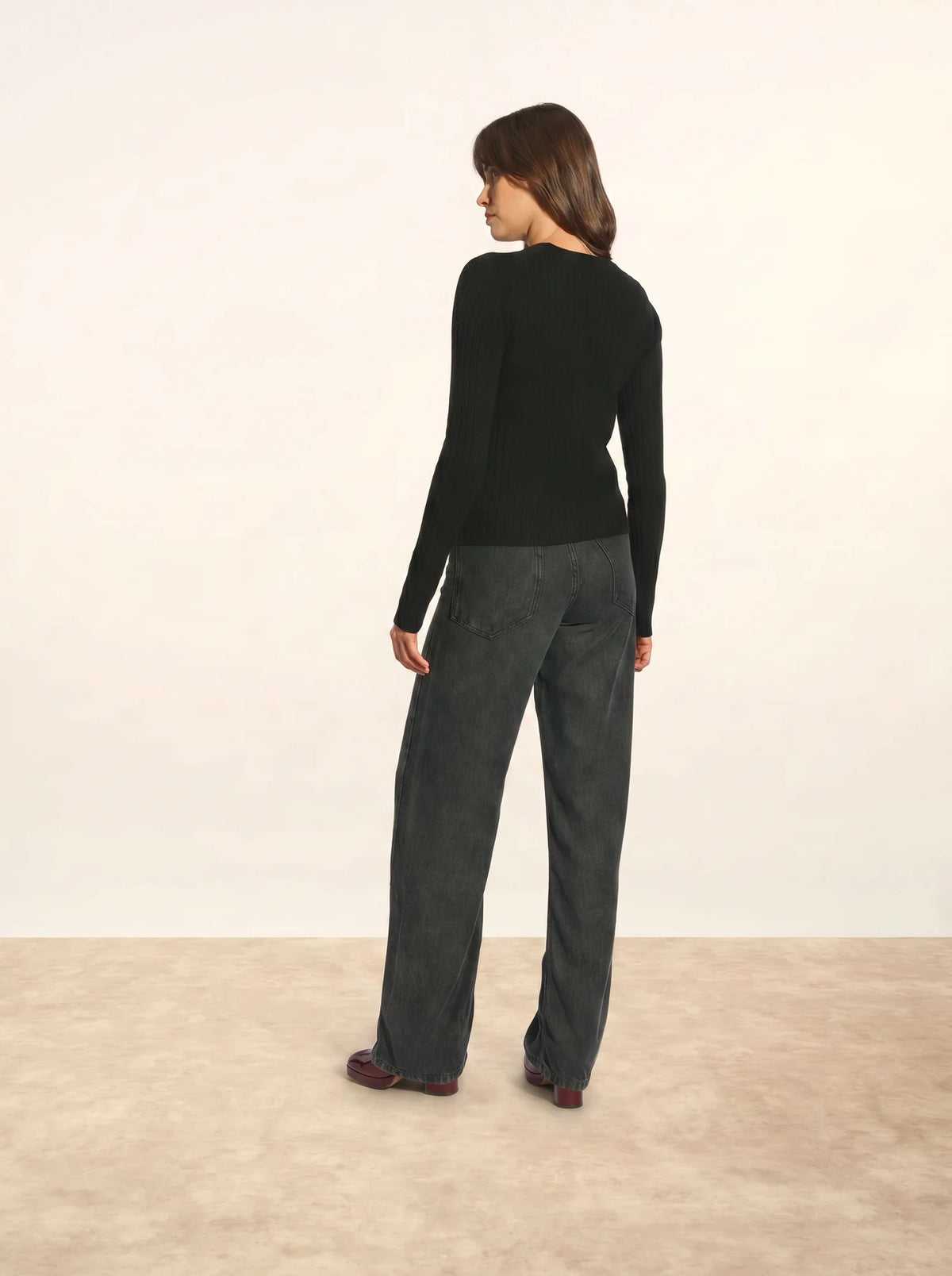 CAMILLE Cardigan V-Neck Black