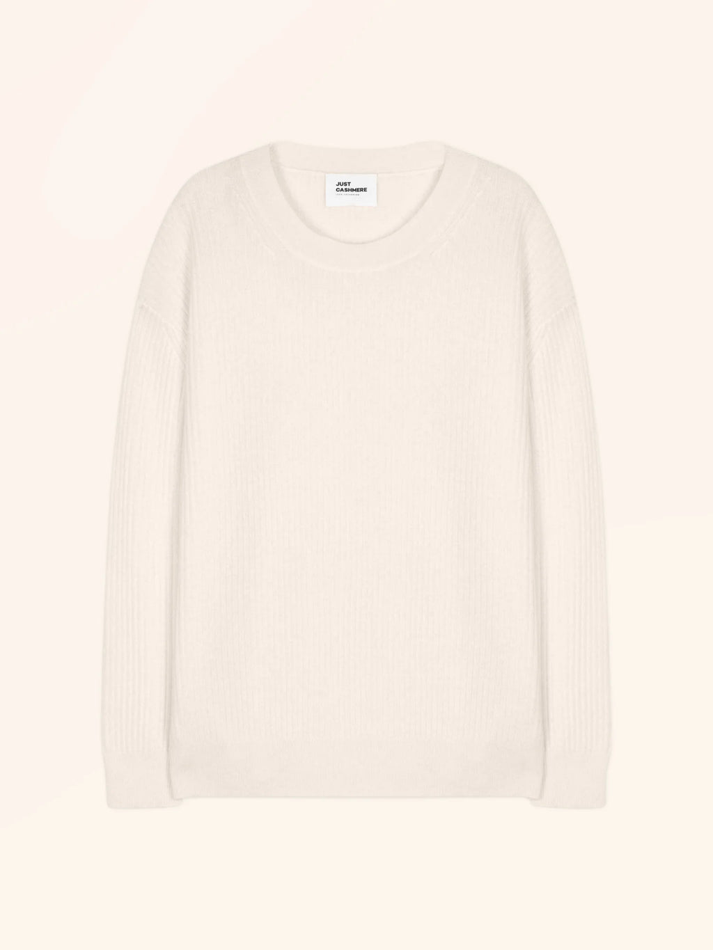 CHARLINE Pullover Rundhalsausschnitt Schneeweiß