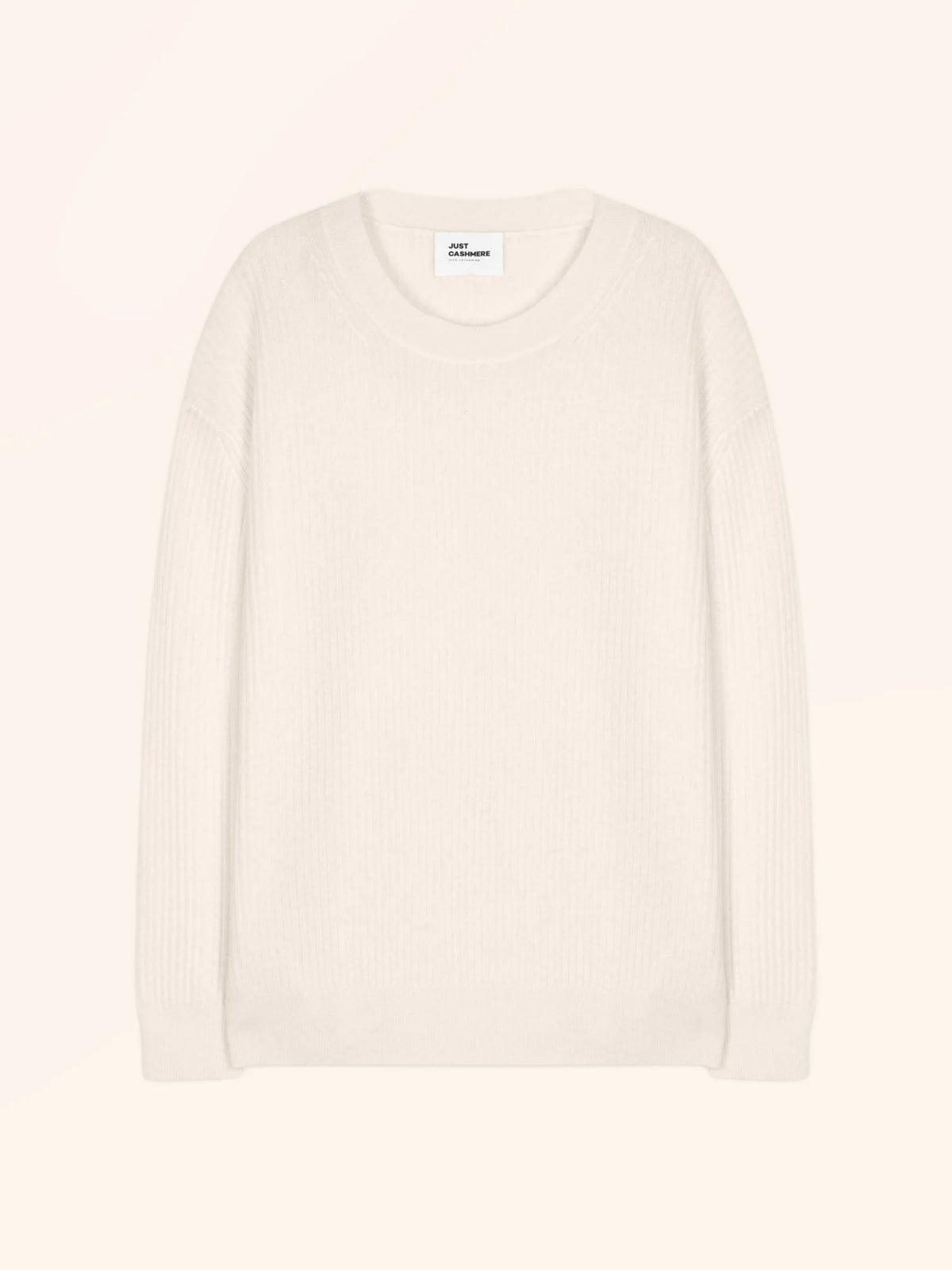 CHARLINE Pullover Rundhalsausschnitt Schneeweiß