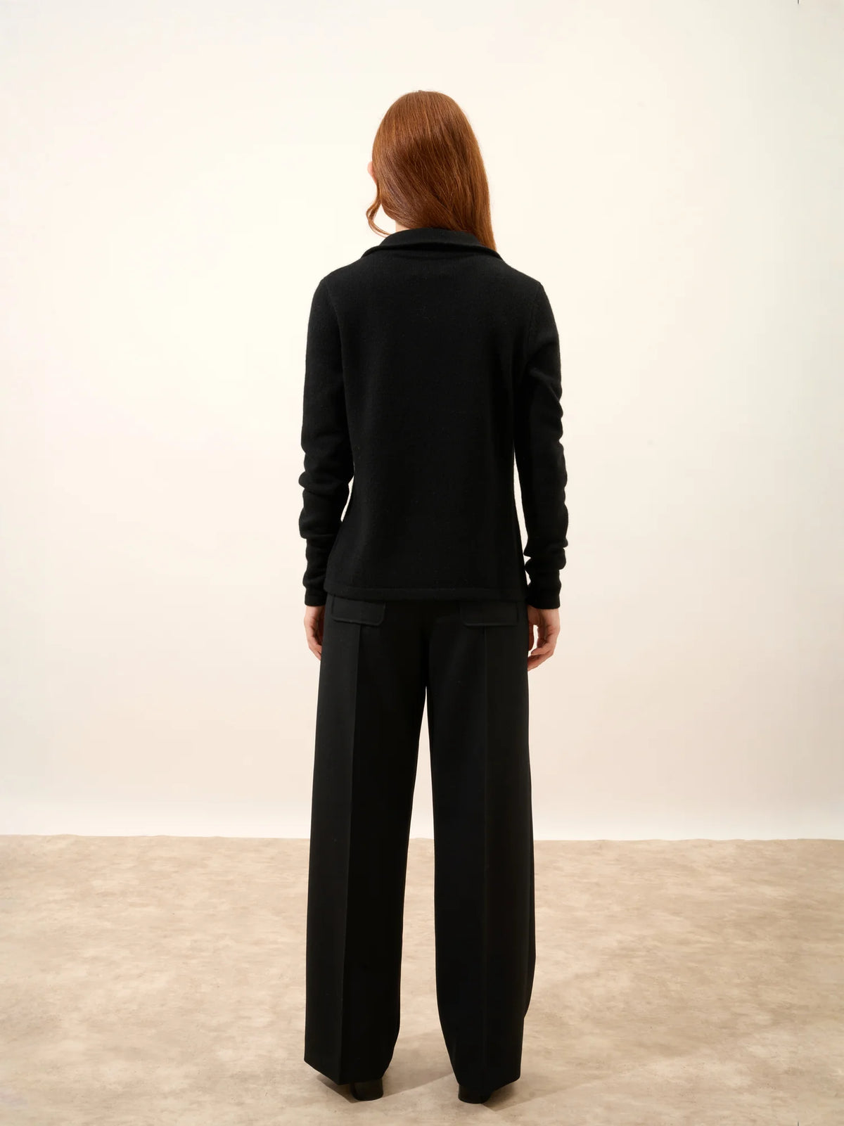 CHLOE Veste Boutonnée Col Tailleur 4 Fils Noir