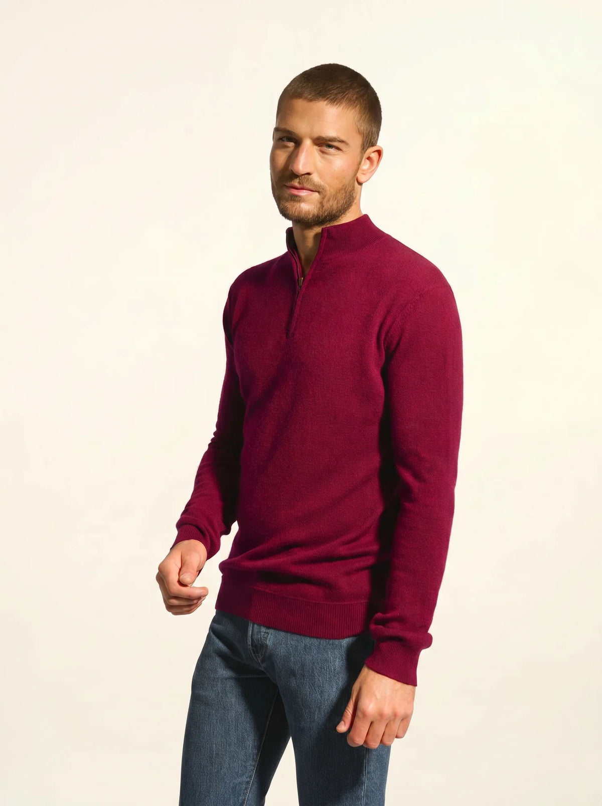 NOUR Pull Camionneur Bordeaux