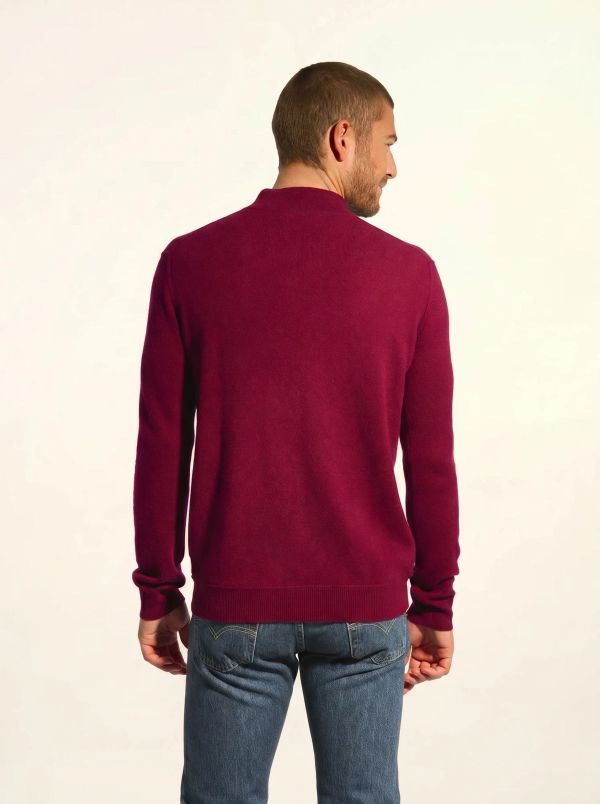 NOUR Pull Camionneur Bordeaux