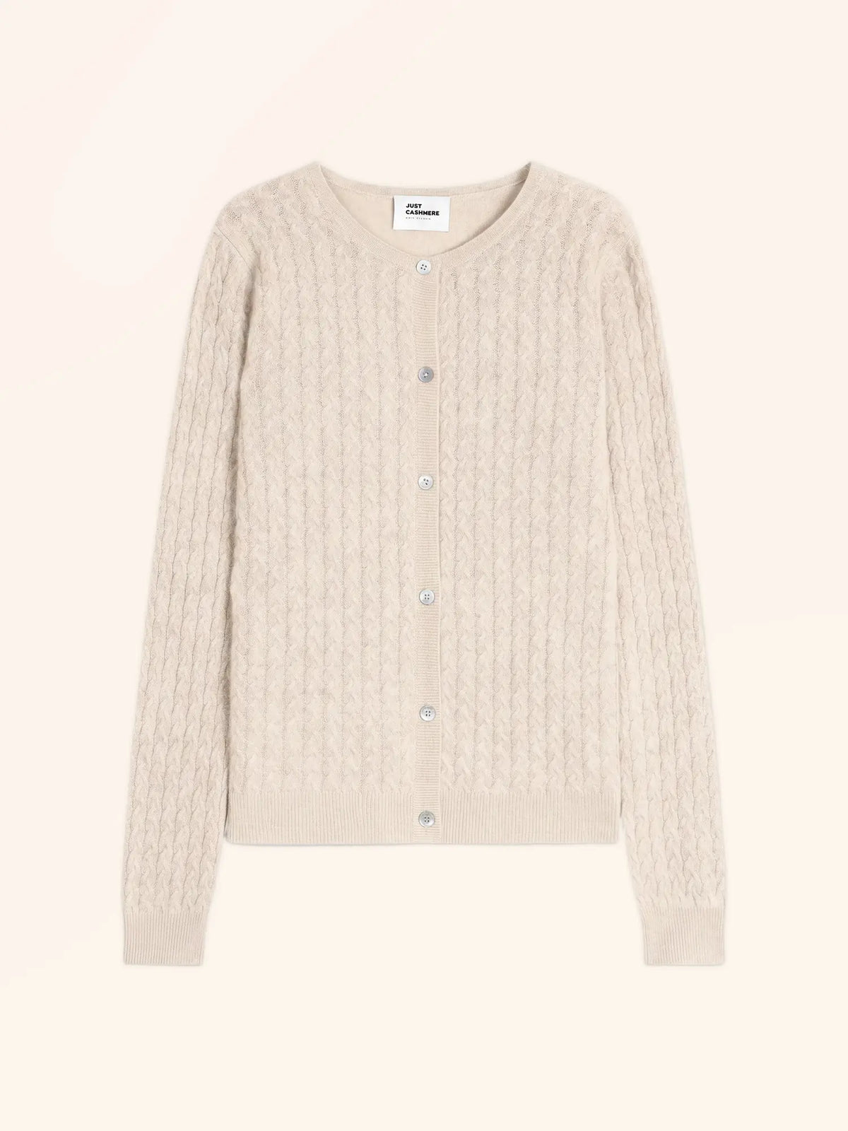 LAURA Cardigan Col Rond Neige