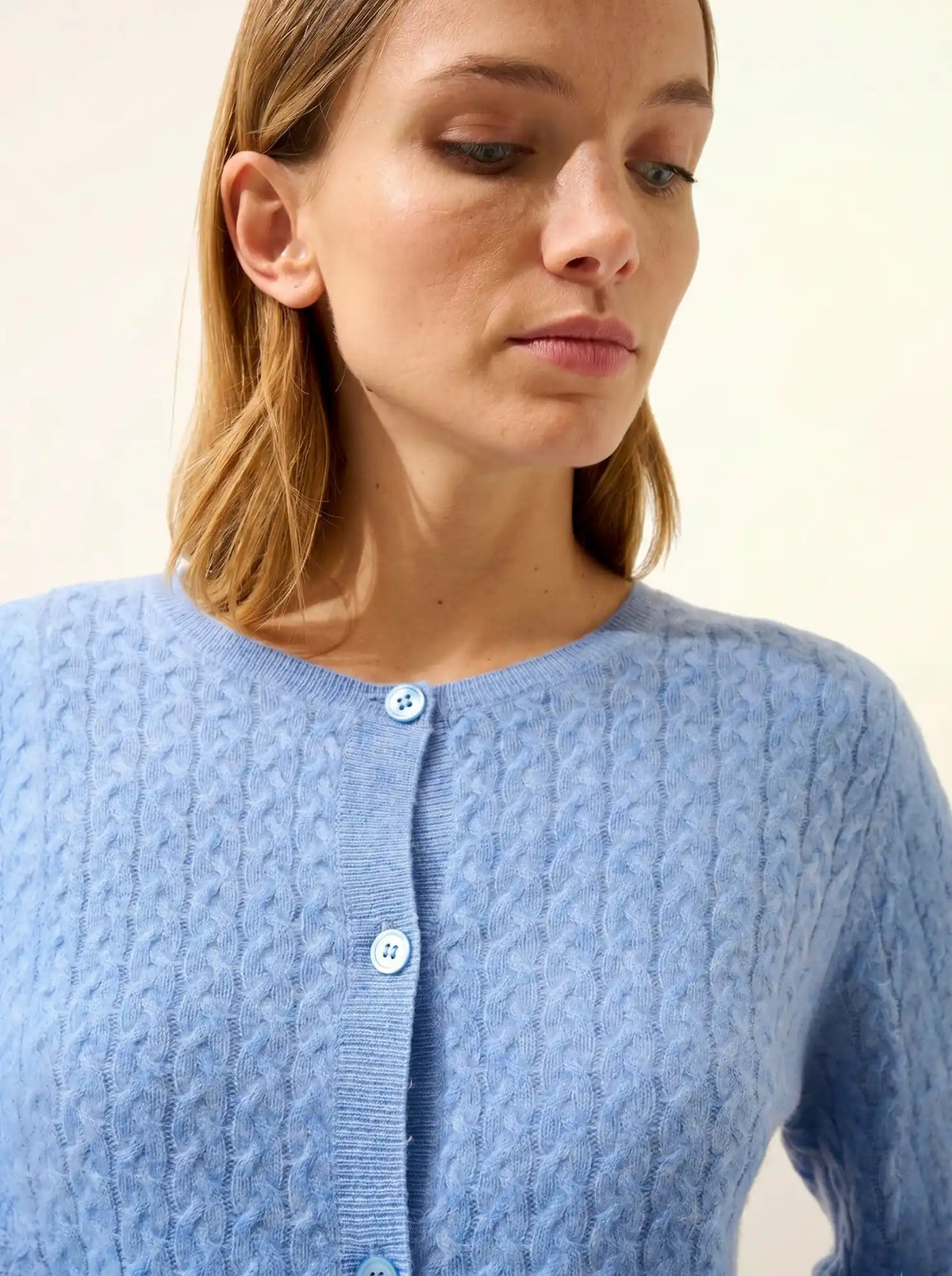LAURA Cardigan Col Rond Ciel