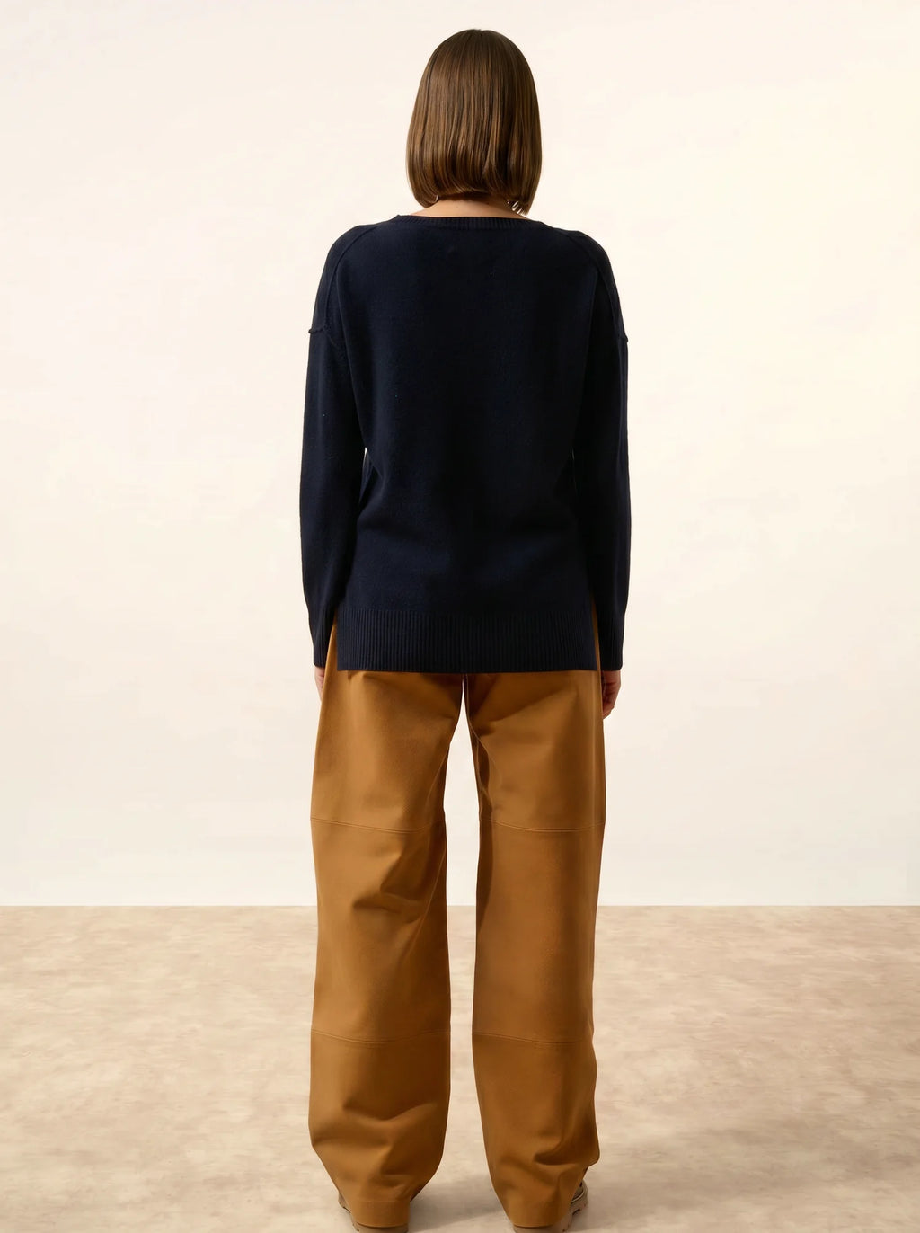 TESS Sweater Crew Neck Navy