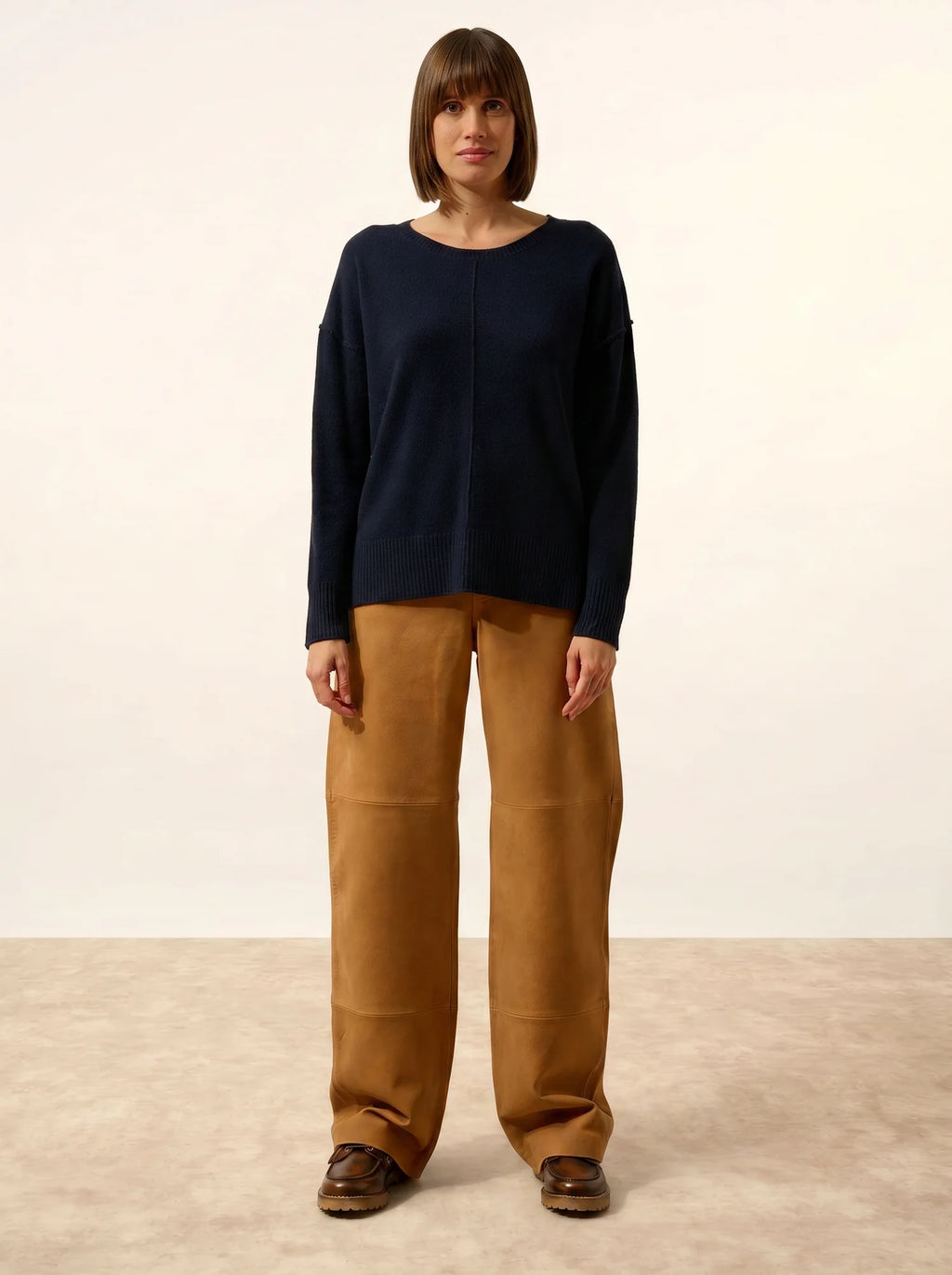 TESS Sweater Crew Neck Navy