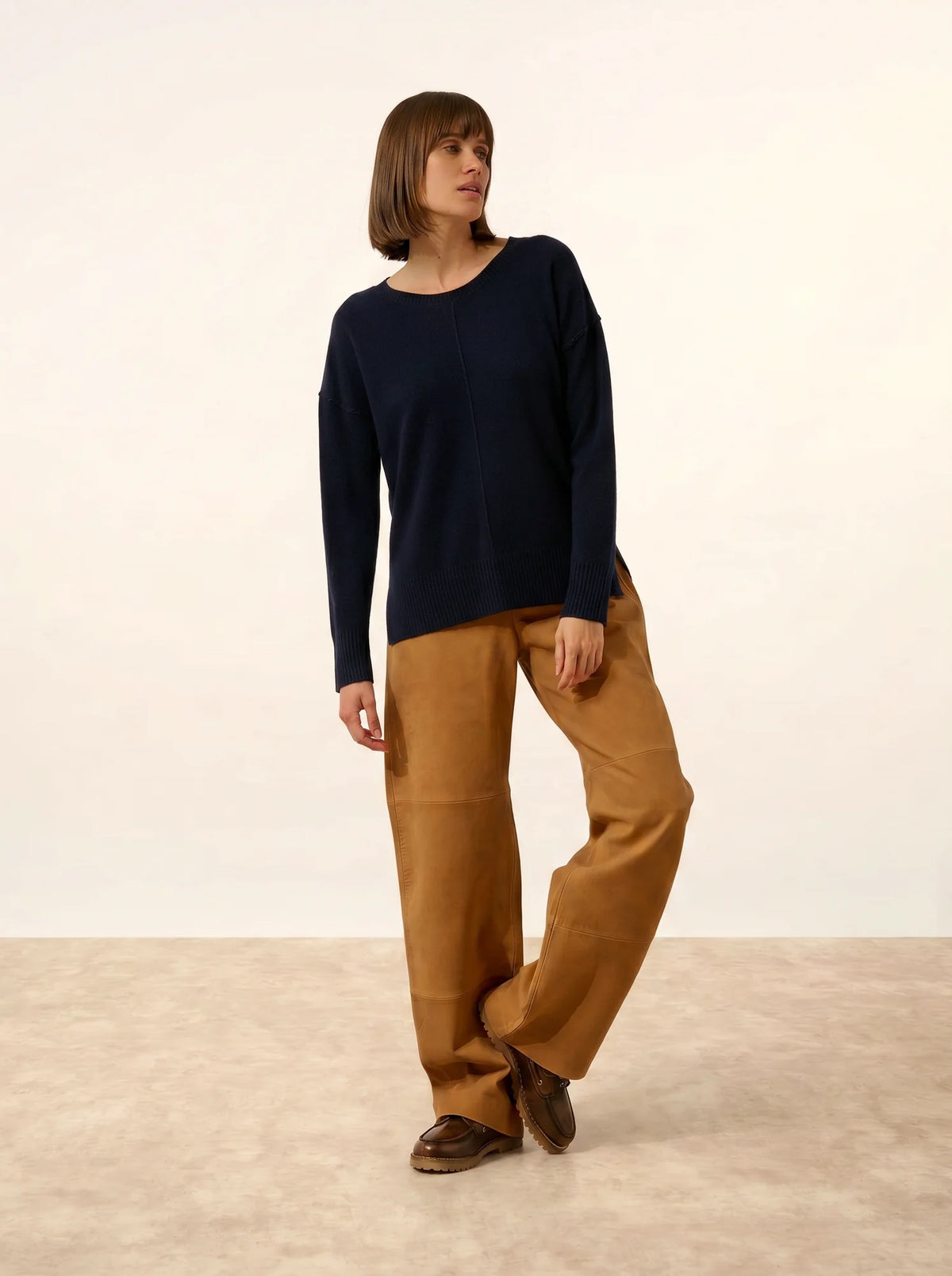 TESS Sweater Crew Neck Navy