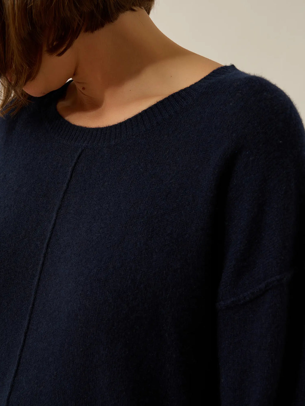 TESS Sweater Crew Neck Navy