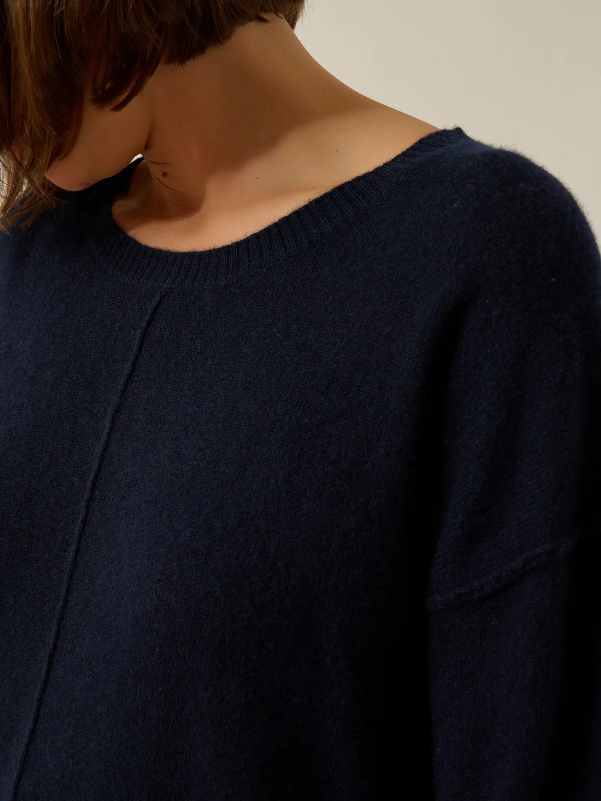 TESS Sweater Crew Neck Navy