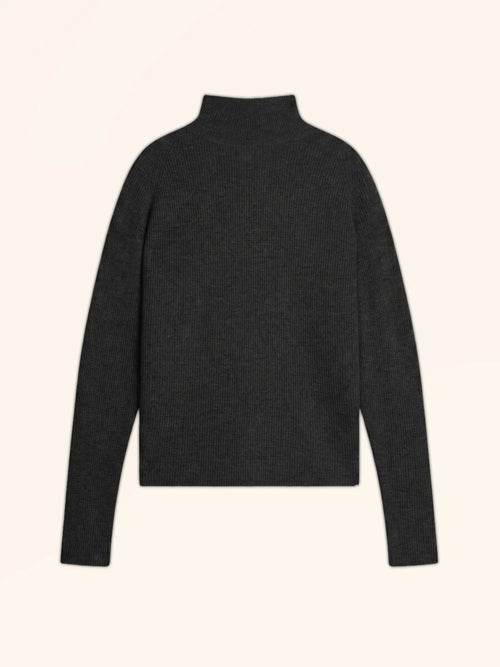 ALYSSA Sweater Mock Neck Black