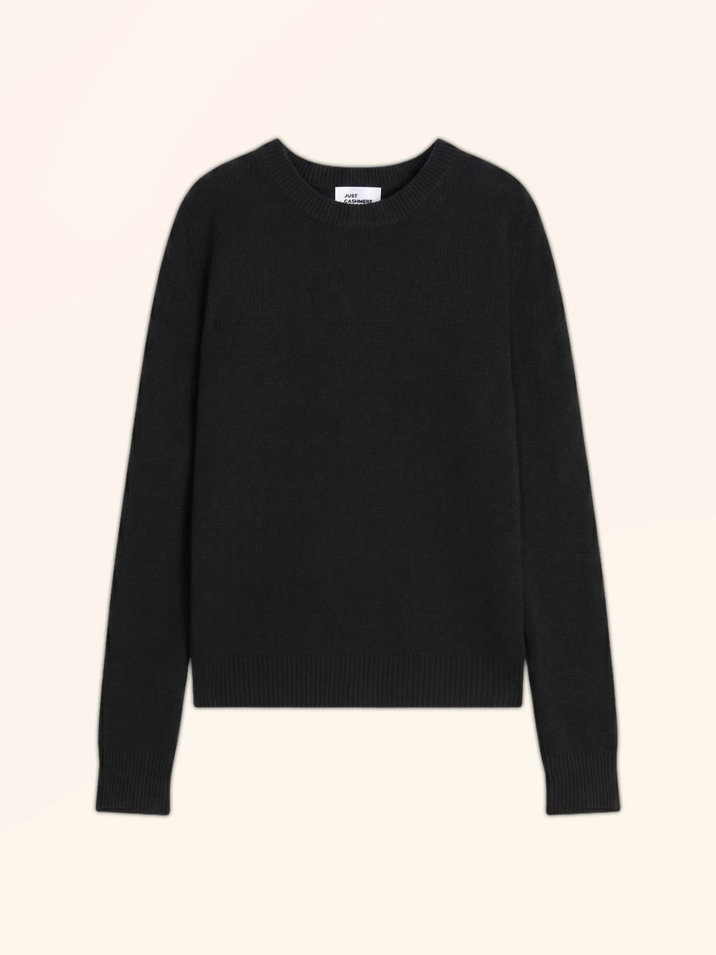 LEXINI Pull Col Rond 4 Fils Noir