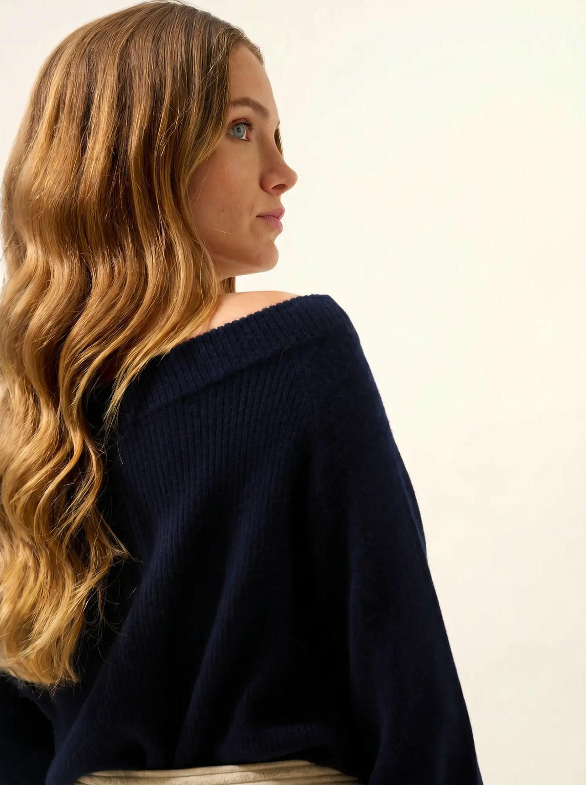 TONY Pull Col Bateau Bleu Marine