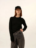CALLIE Pull Col Rond Noir