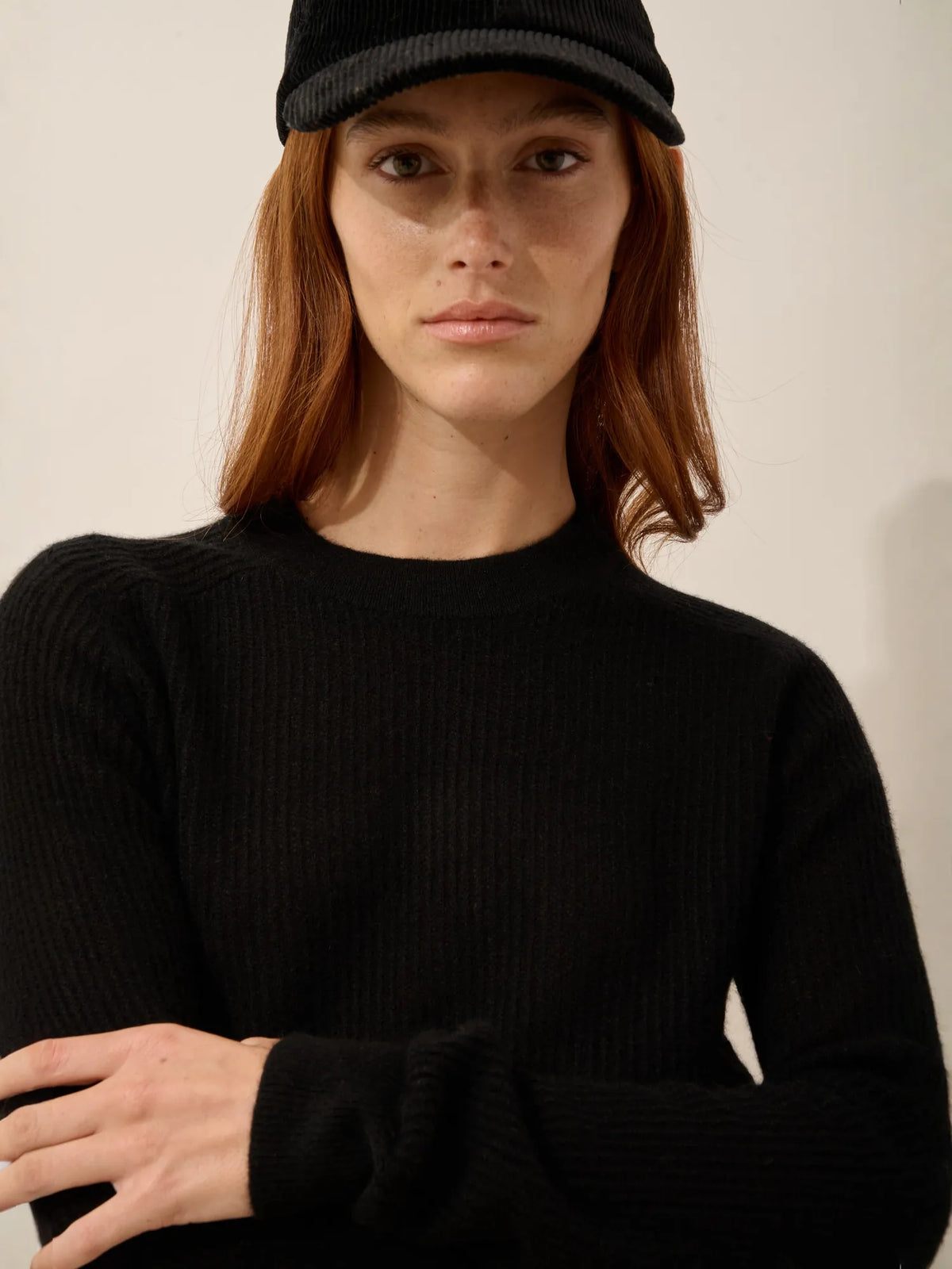 CALLIE Pull Col Rond Noir