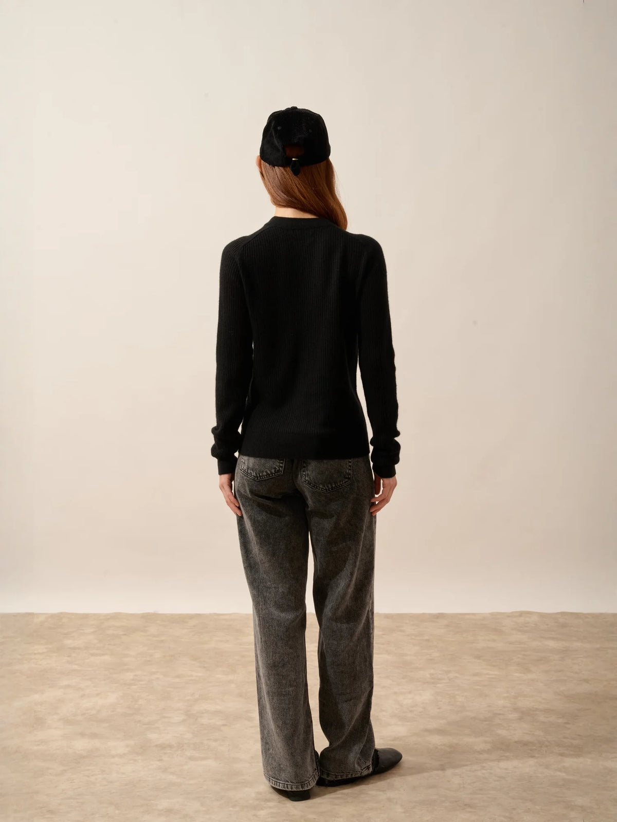 CALLIE Pull Col Rond Noir