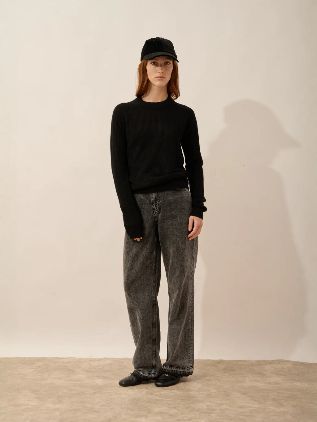 CALLIE Pull Col Rond Noir