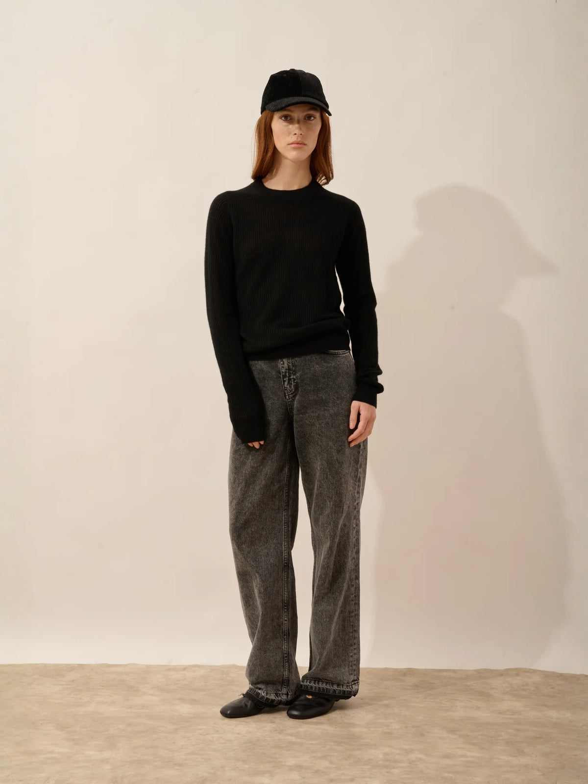 CALLIE Pull Col Rond Noir