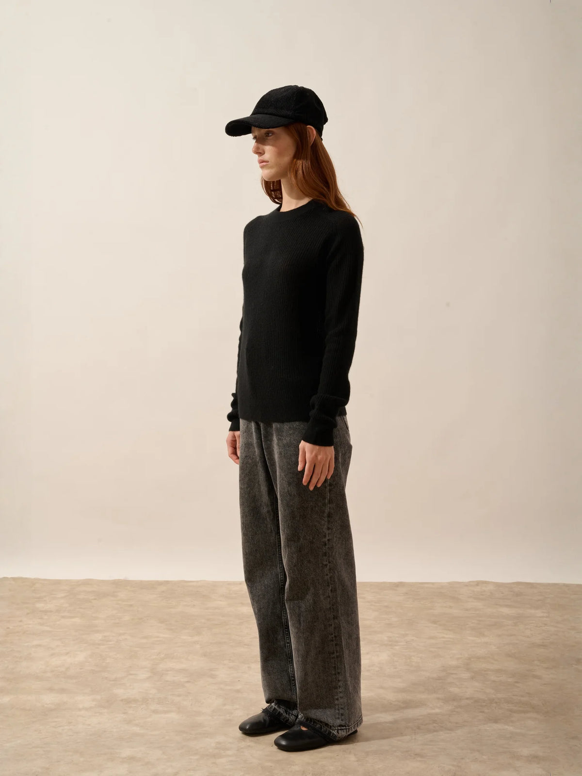 CALLIE Pull Col Rond Noir