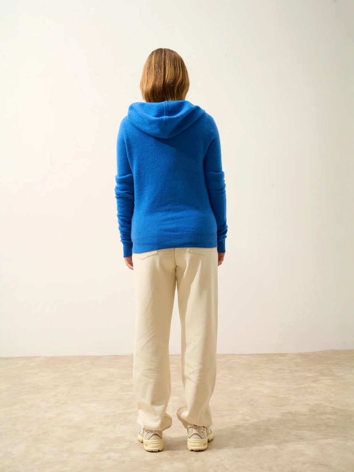 DEBBIE Vest Zipped Hooded Electric Blue